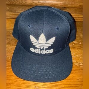Adidas Dark Blue Snapback Hat old school logo